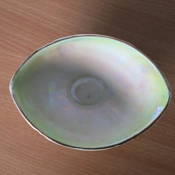 Vintage Royal Winton green lusterware bowl - Picture 5 of 8